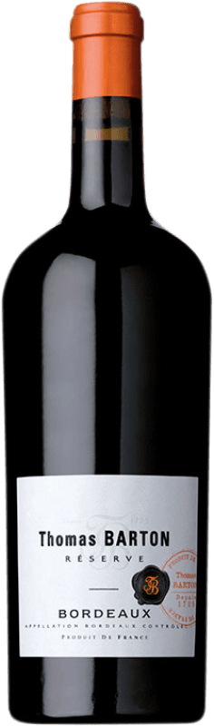 Free Shipping | Red wine Barton & Guestier Reserve A.O.C. Bordeaux Bordeaux France Merlot, Cabernet Sauvignon 75 cl