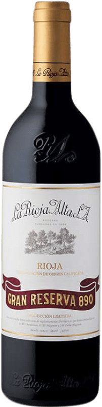 215,95 € | Red wine Rioja Alta 890 Grand Reserve D.O.Ca. Rioja The Rioja Spain Tempranillo, Graciano, Mazuelo 75 cl