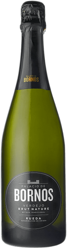 17,95 € Envío gratis | Espumoso blanco Palacio de Bornos Brut Nature D.O. Rueda