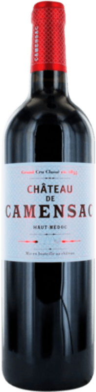 Бесплатная доставка | Красное вино Château de Camensac A.O.C. Haut-Médoc Бордо Франция Merlot — Мерло, Cabernet Sauvignon — Каберне Совиньон 75 cl