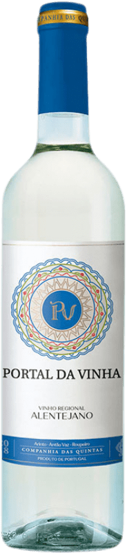 17,95 € Envio grátis | Vinho branco Companhia das Quintas Portal da Vinha White I.G. Alentejo