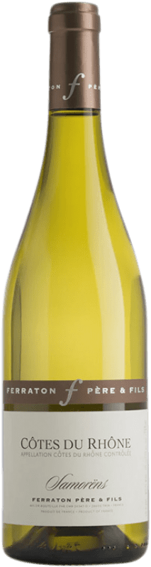 Envoi gratuit | Vin blanc Ferraton Père Samorëns Blanc A.O.C. Côtes du Rhône Rhône France Grenache Blanc, Roussanne, Viognier, Clairette Blanche 75 cl