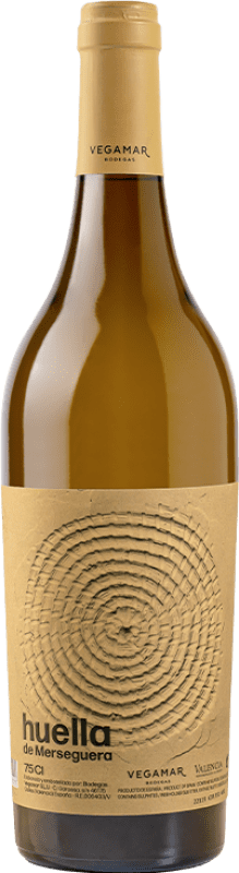 Envio grátis | Vinho branco Vegamar Huella D.O. Valencia Comunidade Valenciana Espanha Merseguera 75 cl