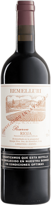38,95 € | Red wine Ntra. Sra. de Remelluri Envejecido en la Propiedad Reserve D.O.Ca. Rioja The Rioja Spain Tempranillo, Grenache, Graciano 75 cl