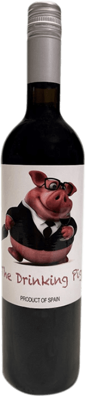 7,95 € Envío gratis | Vino tinto La Legua The Drinking Pig I.G.P. Vino de la Tierra de Castilla y León