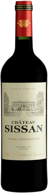 9,95 € | Vinho tinto Château Sissan A.O.C. Cadillac Aquitania França Merlot, Cabernet Sauvignon 75 cl