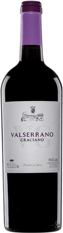 26,95 € | 红酒 La Marquesa Valserrano 预订 D.O.Ca. Rioja 拉里奥哈 西班牙 Graciano 75 cl
