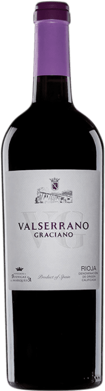22,95 € | Red Wine La Marquesa Valserrano Reserve — Aged D.O.Ca. Rioja The Rioja Spain Graciano 75 cl
