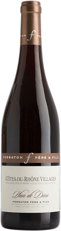 Free Shipping | Red wine Ferraton Père Plan de Dieu A.O.C. Côtes du Rhône Villages Rhône France Syrah, Grenache 75 cl