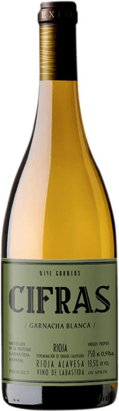 免费送货 | 白酒 Exeo Cifras Blanco D.O.Ca. Rioja 巴斯克地区 西班牙 Grenache White 75 cl