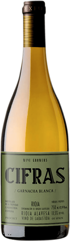 Free Shipping | White wine Exeo Cifras Blanco D.O.Ca. Rioja Basque Country Spain Grenache White 75 cl