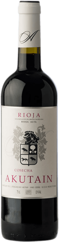 9,95 € | 红酒 Akutain Cosecha D.O.Ca. Rioja 拉里奥哈 西班牙 Tempranillo 75 cl