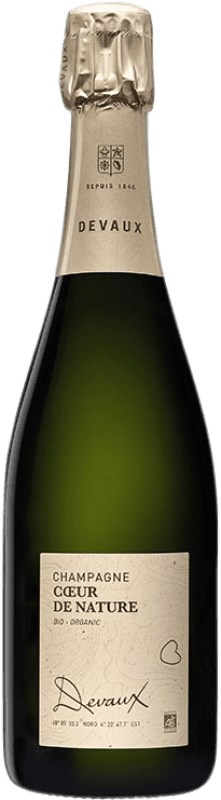 Бесплатная доставка | Белое игристое Devaux Cœur de Nature Bio A.O.C. Champagne шампанское Франция Pinot Black 75 cl