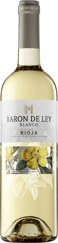 13,95 € Envío gratis | Vino blanco Barón de Ley Blanco sobre Lías D.O.Ca. Rioja