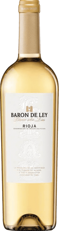 13,95 € Spedizione Gratuita | Vino bianco Barón de Ley Blanco sobre Lías D.O.Ca. Rioja