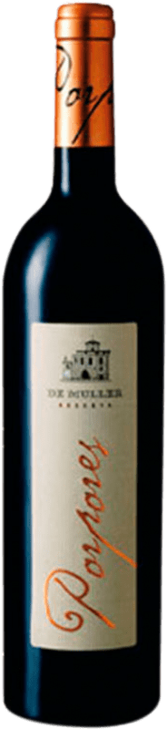 24,95 € Envio grátis | Vinho tinto De Muller Porpores Reserva D.O. Tarragona