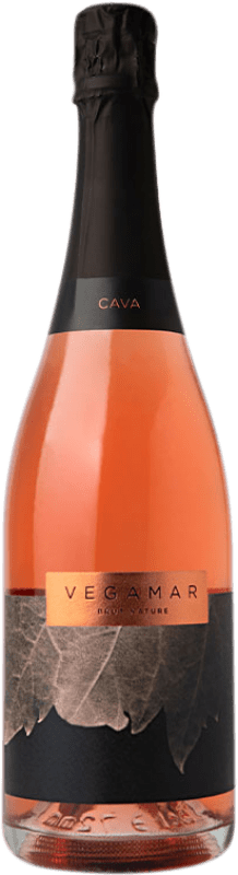 Envio grátis | Espumante rosé Vegamar Rosado Brut Nature D.O. Cava Catalunha Espanha Grenache 75 cl