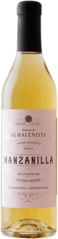 27,95 € Envio grátis | Vinho fortificado Callejuela Pago Macharnudo D.O. Manzanilla-Sanlúcar de Barrameda Garrafa Medium 50 cl