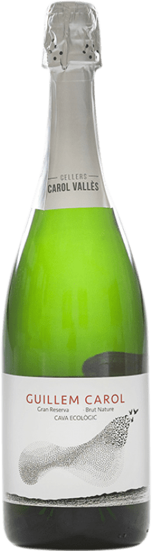 Spedizione Gratuita | Spumante bianco Carol Vallès Guillem Brut Nature Gran Riserva D.O. Cava Catalogna Spagna Pinot Nero, Macabeo, Xarel·lo, Chardonnay 75 cl