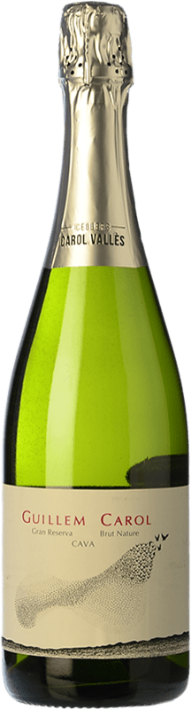 送料無料 | 白スパークリングワイン Carol Vallès Guillem ブルットの自然 グランド・リザーブ D.O. Cava カタロニア スペイン Pinot Black, Macabeo, Xarel·lo, Chardonnay 75 cl