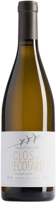 Envío gratis | Vino Blanco Clos de L'Ecotard Crianza A.O.C. Saumur Loire Francia Chenin 75 cl