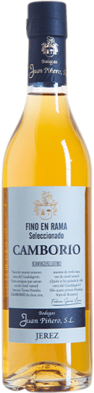 Free Shipping | Fortified wine Juan Piñero Camborio Fino en Rama Seleccionado D.O. Jerez-Xérès-Sherry Andalusia Spain Palomino Fino Medium Bottle 50 cl