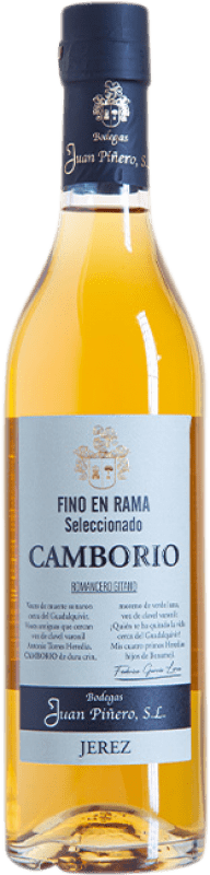 35,95 € Kostenloser Versand | Verstärkter Wein Juan Piñero Camborio Fino en Rama Seleccionado D.O. Jerez-Xérès-Sherry Medium Flasche 50 cl