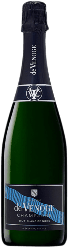 52,95 € | Белое игристое De Venoge Blanc de Noirs брют A.O.C. Champagne шампанское Франция Pinot Black, Pinot Meunier 75 cl