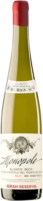 Envío gratis | Vino blanco Norte de España - CVNE Monopole Clásico Gran Reserva D.O.Ca. Rioja La Rioja España Viura 75 cl