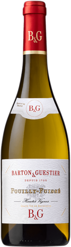 Free Shipping | White wine Barton & Guestier B&G Passeport Aged A.O.C. Pouilly-Fuissé Burgundy France Chardonnay 75 cl