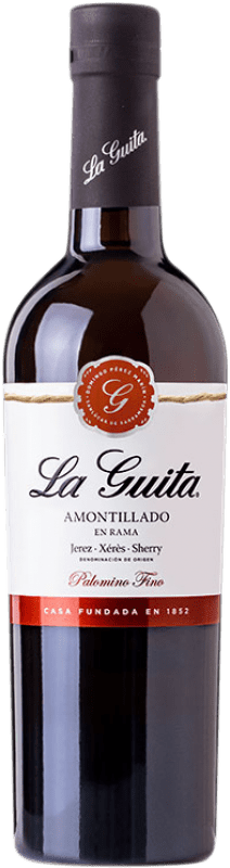 Envío gratis | Vino generoso Hijos de Rainera Pérez Marín La Guita Amontillado en Rama D.O. Jerez-Xérès-Sherry Andalucía España Palomino Fino Botella Medium 50 cl