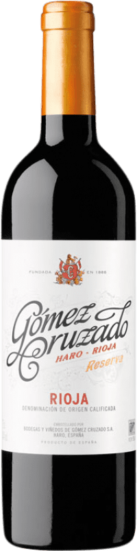 43,95 € | Vinho tinto Gómez Cruzado Reserva D.O.Ca. Rioja La Rioja Espanha Tempranillo, Grenache, Graciano Garrafa Magnum 1,5 L