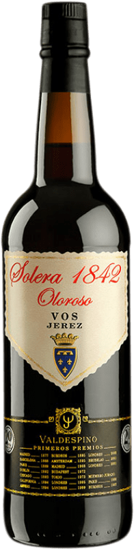 Kostenloser Versand | Süßwein Valdespino 1842 Solera, Oloroso VOS Very Old Sherry — Sehr Alter D.O. Jerez-Xérès-Sherry Andalusien Spanien Palomino Fino, Pedro Ximénez 75 cl