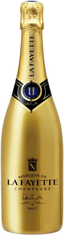 送料無料 | 白スパークリングワイン Bodegas Riojanas Marquis de La Fayette Brut A.O.C. Champagne シャンパン フランス Pinot Black, Chardonnay 75 cl