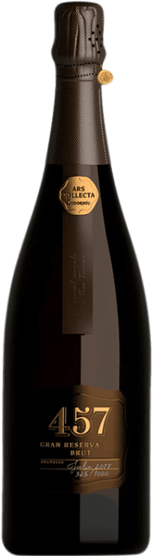 Envoi gratuit | Blanc mousseux Codorníu Ars Collecta 457 Grande Réserve D.O. Cava Catalogne Espagne Pinot Noir, Xarel·lo, Chardonnay 75 cl