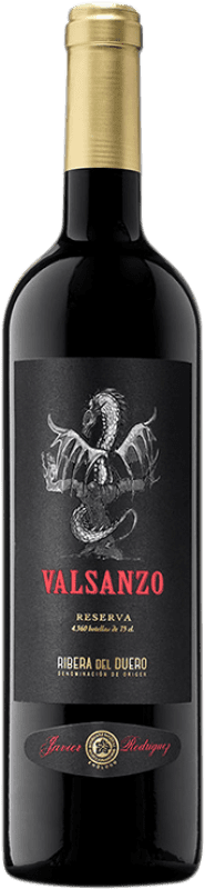 Free Shipping | Red wine Rodríguez & Sanzo Vall Sanzo Reserve D.O. Ribera del Duero Castilla y León Spain Tempranillo 75 cl