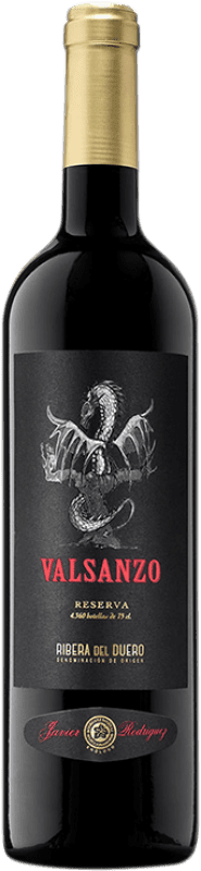 21,95 € | Rotwein Rodríguez & Sanzo Vall Sanzo Reserve — Gereift D.O. Ribera del Duero Kastilien und León Spanien Tempranillo 75 cl