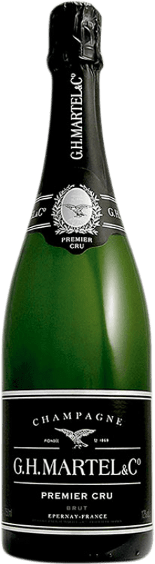 68,95 € Бесплатная доставка | Белое игристое вино G.H. Martel Premier Cru брют A.O.C. Champagne