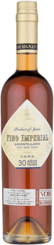 Бесплатная доставка | Креплёное вино Díez Mérito Amontillado — Амонтиладо, Imperial — Имперский VORS Very Old Rare Sherry — Очень старый и редкий D.O. Jerez-Xérès-Sherry Андалусия Испания Palomino Fino Средняя бутылка 50 cl