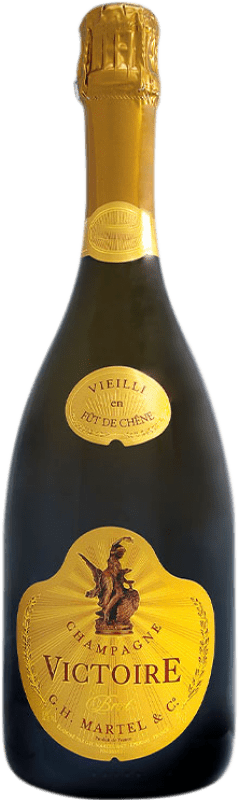 79,95 € Бесплатная доставка | Белое игристое вино G.H. Martel Victoire Fût de Chêne Cuvée A.O.C. Champagne