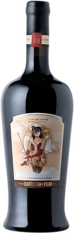 75,95 € Envío gratis | Vino tinto Peñafiel Baronesa de Filar D.O. Ribera del Duero