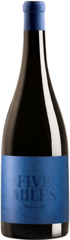 Free Shipping | Red Wine Atlan & Artisan Five Miles Region of Murcia Spain Syrah — Shiraz, Garnacha — Grenache, Monastrell 75 cl
