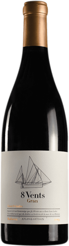 Envoi gratuit | Vin rouge Atlan & Artisan 8 Vents Gran I.G.P. Vi de la Terra de Mallorca Majorque Espagne Merlot, Cabernet Sauvignon, Callet, Mantonegro 75 cl