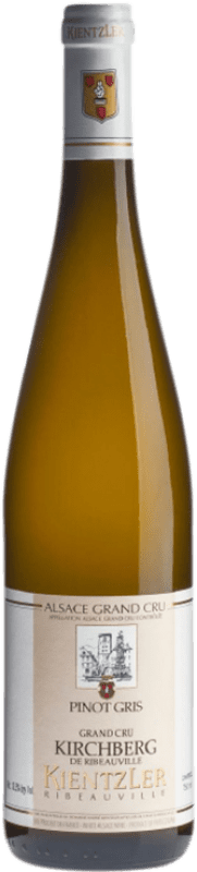 Бесплатная доставка | Белое вино Domaine Kientzler Kirchberg Grand Cru A.O.C. Alsace Эльзас Франция Pinot Grey 75 cl