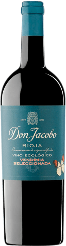 Free Shipping | Red wine Corral Cuadrado Don Jacobo Vendimia Seleccionada D.O.Ca. Rioja The Rioja Spain Tempranillo Organic 75 cl