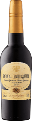 Kostenloser Versand | Likörwein González Byass Del Duque Amontillado VORS Very Old Rare Sherry — Sehr Aeltener Alter D.O. Jerez-Xérès-Sherry Andalusien Spanien Palomino Fino Halbflasche 37 cl