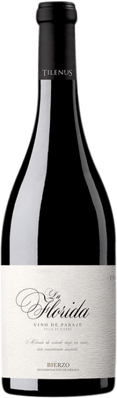14,95 € | Vino Rosso Estefanía Tilenus La Florida Crianza — Invecchiato in Botte D.O. Bierzo Castilla y León Spagna Mencía 75 cl