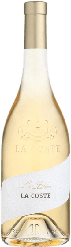 Envoi gratuit | Vin blanc Château La Coste Le Blanc A.O.C. Côtes de Provence Provence France Grenache Blanc, Sauvignon Blanc, Vermentino, Clairette Blanche 75 cl