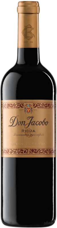 Free Shipping | Red Wine Corral Cuadrado Don Jacobo Grand Reserve — Long Barrel-Aged D.O.Ca. Rioja The Rioja Spain Tempranillo, Graciano, Mazuelo 75 cl