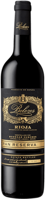 送料無料 | 赤ワイン Zugober Belezos グランド・リザーブ D.O.Ca. Rioja ラ・リオハ スペイン Tempranillo, Graciano, Mazuelo 75 cl